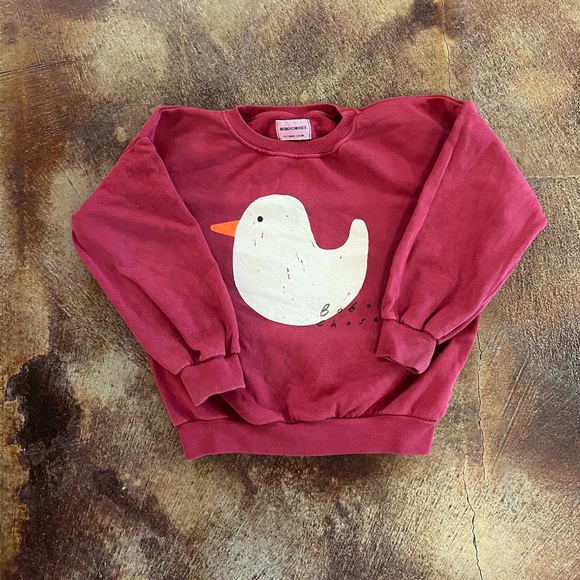 Kids' Rubber Duck Organic Cotton Sweatshirt - Picture 2 of 3